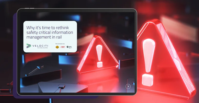 Safety critical information management in rail